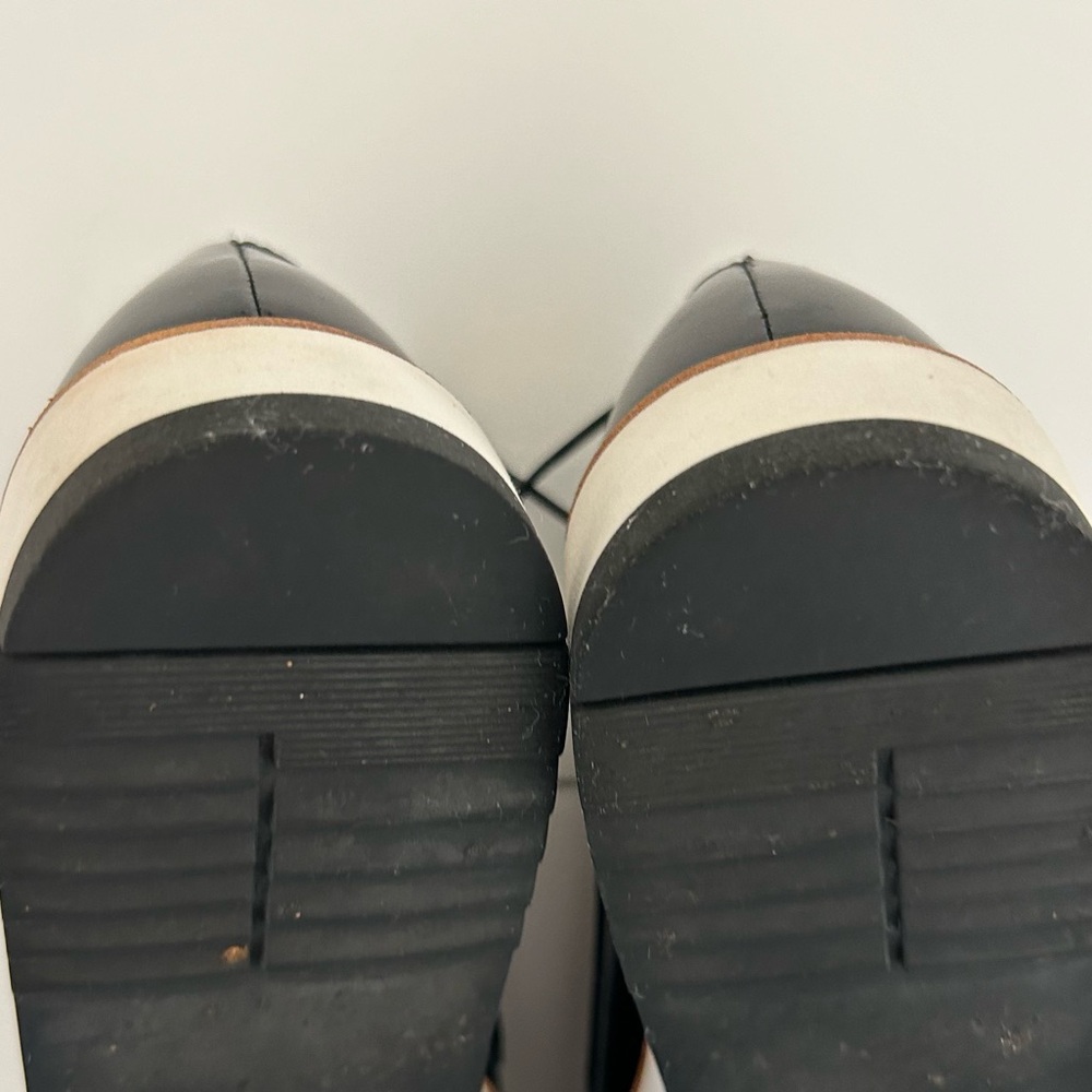 Vince Reed Black Patent Leather Platform Lace Up Oxfords size 5 - Picture 8 of 8